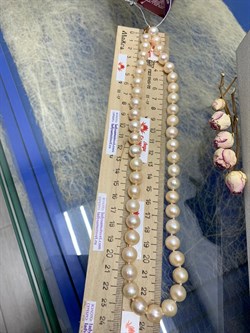 *Ожерелье р.50 Розовый Жемчуг д.10-10,5 цв Красное арт. 8581013.3.0.50-954 - фото 124279 *Ожерелье р.50 Розовый Жемчуг д.10-10,5 цв Красное арт. 8581013.3.0.50-954 - фото 124279