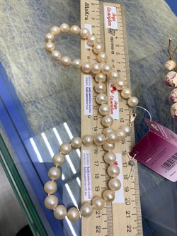 *Ожерелье р.50 Розовый Жемчуг д.10-10,5 цв Красное арт. 8581013.3.0.50-954 - фото 124282 *Ожерелье р.50 Розовый Жемчуг д.10-10,5 цв Красное арт. 8581013.3.0.50-954 - фото 124282