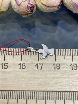 *Подвеска Ангел Белый Бр цв Белое арт. 33914-200-917 вес 0,63 г - фото 124698 *Подвеска Ангел Белый Бр цв Белое арт. 33914-200-917 вес 0,63 г - фото 124698