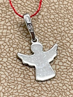 *Подвеска Ангел Белый Бр цв Белое арт. 33914-200-917 вес 0,63 г - фото 124701 *Подвеска Ангел Белый Бр цв Белое арт. 33914-200-917 вес 0,63 г - фото 124701