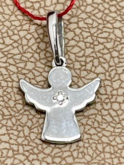 *Подвеска Ангел Белый Бр цв Белое арт. 33914-200-917 вес 0,63 г - фото 124702 *Подвеска Ангел Белый Бр цв Белое арт. 33914-200-917 вес 0,63 г - фото 124702