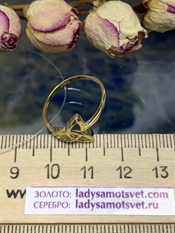 *Кольцо р.18,5 Триглав цв Лимонное арт. 1000433-781 (вес 1,5 г) - фото 124920 *Кольцо р.18,5 Триглав цв Лимонное арт. 1000433-781 (вес 1,5 г) - фото 124920