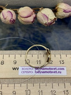 *Кольцо р.18,5 Триглав цв Лимонное арт. 1000433-781 (вес 1,5 г) - фото 124921 *Кольцо р.18,5 Триглав цв Лимонное арт. 1000433-781 (вес 1,5 г) - фото 124921