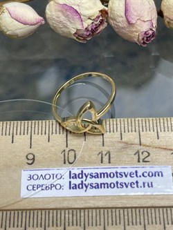 *Кольцо р.18,5 Триглав цв Лимонное арт. 1000433-781 (вес 1,5 г) - фото 124928 *Кольцо р.18,5 Триглав цв Лимонное арт. 1000433-781 (вес 1,5 г) - фото 124928