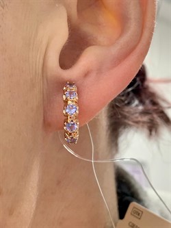 *Серьги Танзанит Африка цв Красное арт. С1000Ю-108-379 вес 2,92 г - фото 126266 *Серьги Танзанит Африка цв Красное арт. С1000Ю-108-379 вес 2,92 г - фото 126266