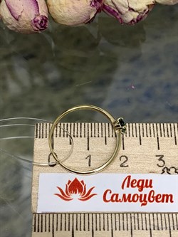 *Кольцо р.17,5 Изумруд цв Лимонное арт. К1299Ю-303-557 вес 0,85 г - фото 126310 *Кольцо р.17,5 Изумруд цв Лимонное арт. К1299Ю-303-557 вес 0,85 г - фото 126310