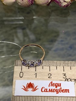 *Кольцо р.17,5 Танзанит цв Красное арт. К1167-108-983 вес 1,43 г - фото 126348 *Кольцо р.17,5 Танзанит цв Красное арт. К1167-108-983 вес 1,43 г - фото 126348