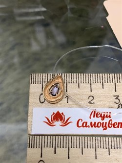 *Подвеска Танзанит цв Красное арт. П0649-108-324 вес 0,74 г - фото 126382 *Подвеска Танзанит цв Красное арт. П0649-108-324 вес 0,74 г - фото 126382