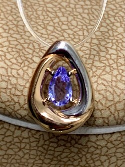 *Подвеска Танзанит цв Красное арт. П0649-108-324 вес 0,74 г - фото 126384 *Подвеска Танзанит цв Красное арт. П0649-108-324 вес 0,74 г - фото 126384