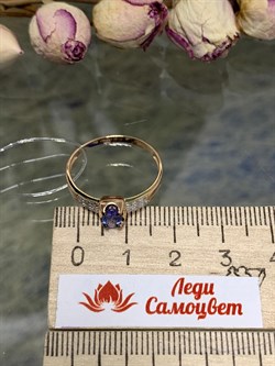 *Кольцо р.19 Танзанит цв Красное арт. К0909-128-538 вес 1,95 г - фото 126481 *Кольцо р.19 Танзанит цв Красное арт. К0909-128-538 вес 1,95 г - фото 126481