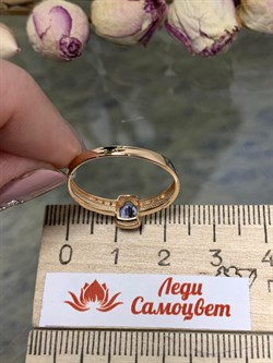 *Кольцо р.19 Танзанит цв Красное арт. К0909-128-538 вес 1,95 г - фото 126482 *Кольцо р.19 Танзанит цв Красное арт. К0909-128-538 вес 1,95 г - фото 126482