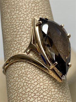 *Кольцо р.19,5 Раухтопаз Дымчатый Кварц цв Красное арт. 01-2-592-0401-011-712 вес 3,64 г - фото 126605 *Кольцо р.19,5 Раухтопаз Дымчатый Кварц цв Красное арт. 01-2-592-0401-011-712 вес 3,64 г - фото 126605