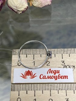 *Кольцо р.19,5 Танзанит цв Белое арт. К1298Ю-208-084 вес 1,05 г - фото 126744 *Кольцо р.19,5 Танзанит цв Белое арт. К1298Ю-208-084 вес 1,05 г - фото 126744