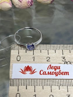 *Кольцо р.18 Танзанит цв Белое арт. К1171-208-119 вес 1,28 г - фото 126795 *Кольцо р.18 Танзанит цв Белое арт. К1171-208-119 вес 1,28 г - фото 126795