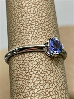 *Кольцо р.18 Танзанит цв Белое арт. К1171-208-119 вес 1,28 г - фото 126800 *Кольцо р.18 Танзанит цв Белое арт. К1171-208-119 вес 1,28 г - фото 126800