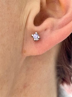 *Пусеты Танзанит цв Белое арт. С2273-208-649 вес 1,39 г - фото 126809 *Пусеты Танзанит цв Белое арт. С2273-208-649 вес 1,39 г - фото 126809