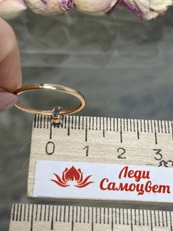 *Кольцо р.17,5 Танзанит цв Красное арт. К1300Ю-108-3000003195359 вес 0,88 г - фото 127097 *Кольцо р.17,5 Танзанит цв Красное арт. К1300Ю-108-3000003195359 вес 0,88 г - фото 127097