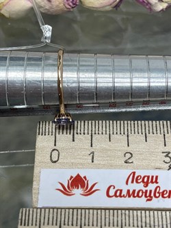 *Кольцо р.17,5 Танзанит цв Красное арт. К1300Ю-108-3000003195359 вес 0,88 г - фото 127100 *Кольцо р.17,5 Танзанит цв Красное арт. К1300Ю-108-3000003195359 вес 0,88 г - фото 127100