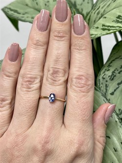 *Кольцо р.17,5 Танзанит цв Красное арт. К1300Ю-108-3000003195359 вес 0,88 г - фото 127106 *Кольцо р.17,5 Танзанит цв Красное арт. К1300Ю-108-3000003195359 вес 0,88 г - фото 127106