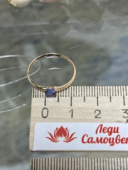 *Кольцо р.18 Танзанит Африка цв Красное арт. К1299Ю-108-079 вес 0,94 г - фото 127109 *Кольцо р.18 Танзанит Африка цв Красное арт. К1299Ю-108-079 вес 0,94 г - фото 127109