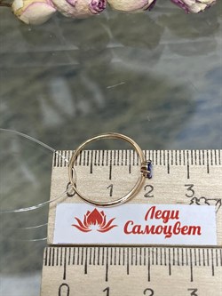 *Кольцо р.18 Танзанит Африка цв Красное арт. К1299Ю-108-079 вес 0,94 г - фото 127110 *Кольцо р.18 Танзанит Африка цв Красное арт. К1299Ю-108-079 вес 0,94 г - фото 127110