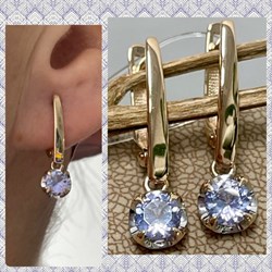 *Серьги Танзанит цв Красное арт. С1170-108-390 вес 2,62 г - фото 127141 *Серьги Танзанит цв Красное арт. С1170-108-390 вес 2,62 г - фото 127141