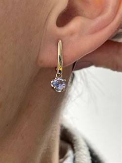 *Серьги Танзанит цв Красное арт. С1170-108-390 вес 2,62 г - фото 127142 *Серьги Танзанит цв Красное арт. С1170-108-390 вес 2,62 г - фото 127142