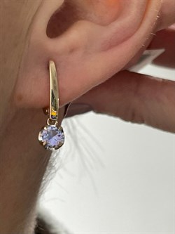 *Серьги Танзанит цв Красное арт. С1170-108-390 вес 2,62 г - фото 127143 *Серьги Танзанит цв Красное арт. С1170-108-390 вес 2,62 г - фото 127143