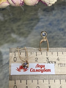 *Серьги Танзанит цв Красное арт. С1170-108-390 вес 2,62 г - фото 127144 *Серьги Танзанит цв Красное арт. С1170-108-390 вес 2,62 г - фото 127144