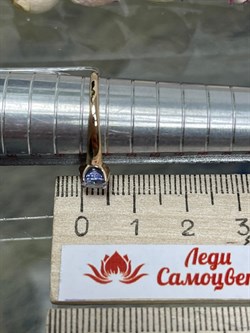 *Кольцо р.17,5 Танзанит цв Красное арт. К1170-108-196 вес 1,4 г - фото 127157