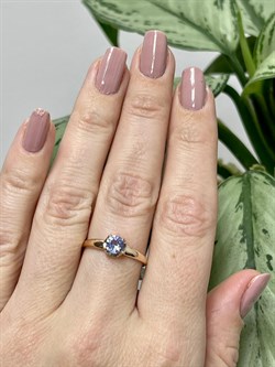 *Кольцо р.17,5 Танзанит цв Красное арт. К1170-108-196 вес 1,4 г - фото 127164