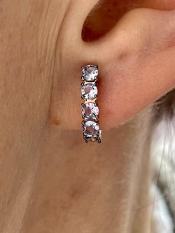 *Серьги Танзанит цв Красное арт. С1175-108-751 вес 1,79 г - фото 127177 *Серьги Танзанит цв Красное арт. С1175-108-751 вес 1,79 г - фото 127177