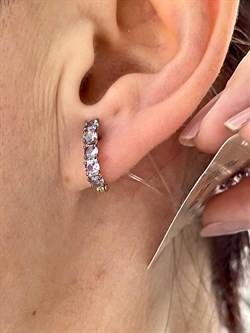 *Серьги Танзанит цв Красное арт. С1175-108-751 вес 1,79 г - фото 127179 *Серьги Танзанит цв Красное арт. С1175-108-751 вес 1,79 г - фото 127179