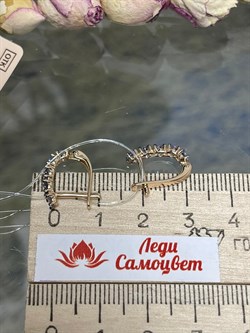 *Серьги Танзанит цв Красное арт. С1175-108-751 вес 1,79 г - фото 127184 *Серьги Танзанит цв Красное арт. С1175-108-751 вес 1,79 г - фото 127184