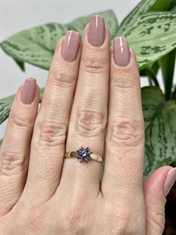 *Кольцо р.17 Танзанит цв Красное арт. К1213-128-674 вес 1,17 г - фото 127222