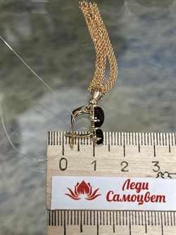 *Серьги Раухтопаз Дымчатый Кварц цв Красное арт. 02-2-676-0400-010-670 вес 5,63 г - фото 127426 *Серьги Раухтопаз Дымчатый Кварц цв Красное арт. 02-2-676-0400-010-670 вес 5,63 г - фото 127426