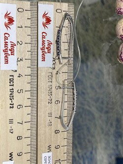 *Серьги Прищепки Танзанит цв Белое арт 2-208384-00-31-989 вес 3,69 г - фото 127609 *Серьги Прищепки Танзанит цв Белое арт 2-208384-00-31-989 вес 3,69 г - фото 127609