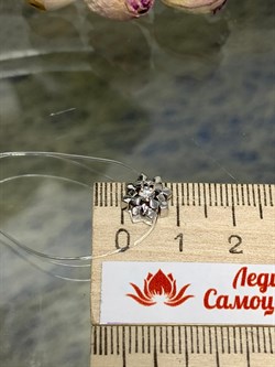 *Подвеска Снежинка Белый бр цв Белое арт. 3681-200-522 вес 1,27 г - фото 128252 *Подвеска Снежинка Белый бр цв Белое арт. 3681-200-522 вес 1,27 г - фото 128252