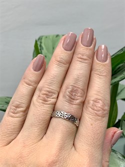 *Кольцо р.16 Триглав цв Белое арт. 1000058-065 (вес 2,39 г) - фото 128766