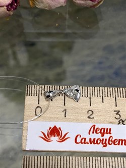 *Подвеска Белый бр цв Белое арт. 34469-200-867 вес 0,71 г - фото 129166