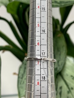 *Кольцо р.17,5 Белый бр цв Белое арт. 13682-200-263 вес 1,93 г - фото 129433