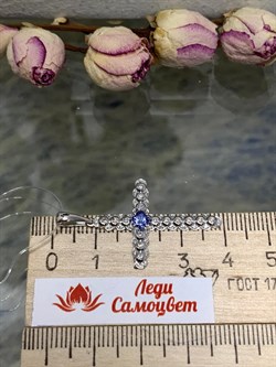 *Кулон Танзанит цв Белое арт. 8-388-31-546 (вес 1,91 г) - фото 129499 *Кулон Танзанит цв Белое арт. 8-388-31-546 (вес 1,91 г) - фото 129499