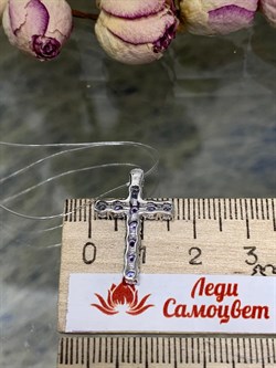 *Подвеска Танзанит цв Белое арт 8-280332-00-31-713 вес 1,68 г - фото 129506 *Подвеска Танзанит цв Белое арт 8-280332-00-31-713 вес 1,68 г - фото 129506