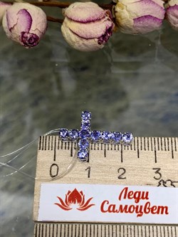 *Подвеска Танзанит цв Белое арт 8-280332-00-31-713 вес 1,68 г - фото 129507 *Подвеска Танзанит цв Белое арт 8-280332-00-31-713 вес 1,68 г - фото 129507