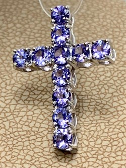 *Подвеска Танзанит цв Белое арт 8-280332-00-31-713 вес 1,68 г - фото 129512 *Подвеска Танзанит цв Белое арт 8-280332-00-31-713 вес 1,68 г - фото 129512