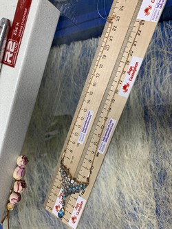 *Колье р.40 Голубой Топаз цв Красное арт. 06-1-054-25-680 вес 9,41 г - фото 129625 *Колье р.40 Голубой Топаз цв Красное арт. 06-1-054-25-680 вес 9,41 г - фото 129625