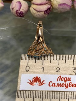 *Кольцо р.17 Голубой Топаз цв Красное арт. 01-2-346-25-965 вес 3,07 г - фото 129669 *Кольцо р.17 Голубой Топаз цв Красное арт. 01-2-346-25-965 вес 3,07 г - фото 129669