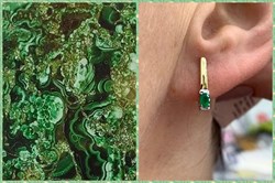 *Серьги Изумруд цв Лимонное арт. С1591Ю-303-674 вес 1,84 г - фото 130466 *Серьги Изумруд цв Лимонное арт. С1591Ю-303-674 вес 1,84 г - фото 130466