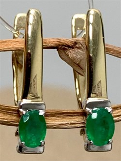 *Серьги Изумруд цв Лимонное арт. С1591Ю-303-674 вес 1,84 г - фото 130468 *Серьги Изумруд цв Лимонное арт. С1591Ю-303-674 вес 1,84 г - фото 130468