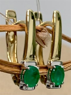 *Серьги Изумруд цв Лимонное арт. С1591Ю-303-674 вес 1,84 г - фото 130479 *Серьги Изумруд цв Лимонное арт. С1591Ю-303-674 вес 1,84 г - фото 130479